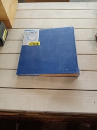 Fotoalbum Hama Jumbo Fine Art 30x30 cm, 100 bielych strán, na 400 fotografií, modrý, samolepiaci — roh albumu je natrhnutý (stav: pozri 2. obrázok) 2