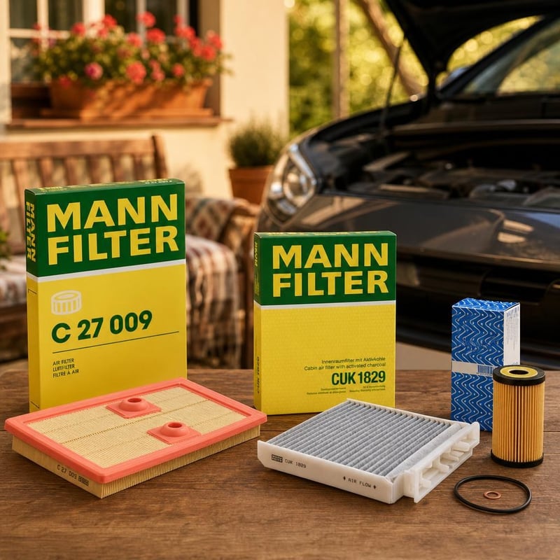 Friss motor, tiszta út: levegőszűrő + aktív szenes pollenszűrő + olajszűrő