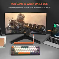 ZIYOU LANG T60 Kompakt Mechanikus Gamer Billentyűzet - RGB, Barna Kapcsolók, UK QWERTY, Tejszín 8