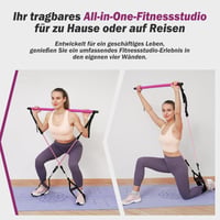 ALongSong Pilates rúd ellenállásos szalagokkal 180-360 LBS fitnesz készlet 2