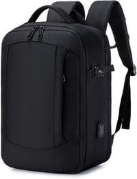 SUCIKORIO Bővíthető Repülős Hátizsák 40x20x25 - Laptoptartós, USB-s, Ryanair Kompatibilis 10