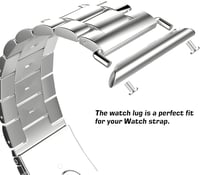 MoKo Fém Órapánt Adapter Apple Watch Ultra 2/SE/Series 9-1 Órákhoz - Kompatibilis 49/45/44/42/41/40/38mm Méretekkel 4