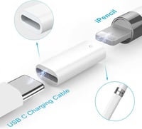 Apple Pencil 1. generációs USB-C töltőadapter iPad Pro és Air készülékekhez 3