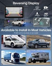 Jansite T88-EU 7" Hordozható Autós Érintőképernyős Kijelző - Apple CarPlay és Android Támogatás, Dual Bluetooth, 1080P Tükrözés, FM Rádió 7