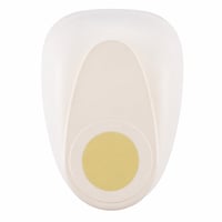 Vaessen Creative Giant raznica na papier Ø 8,9 cm – neúplná (priehľadná – zo spodnej strany chýba priehľadný zásobník na papier (stav: pozri 2. obrázok) 1