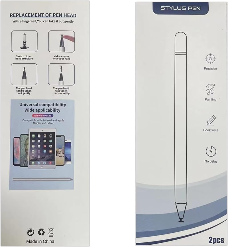 Apple Pencil alternatíva: Kenkor Active Stift - Univerzális érintőceruza iPad, Android és iOS készülékekhez