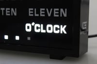 Újracsomagolt LED Design Óra Angol Szöveggel 3