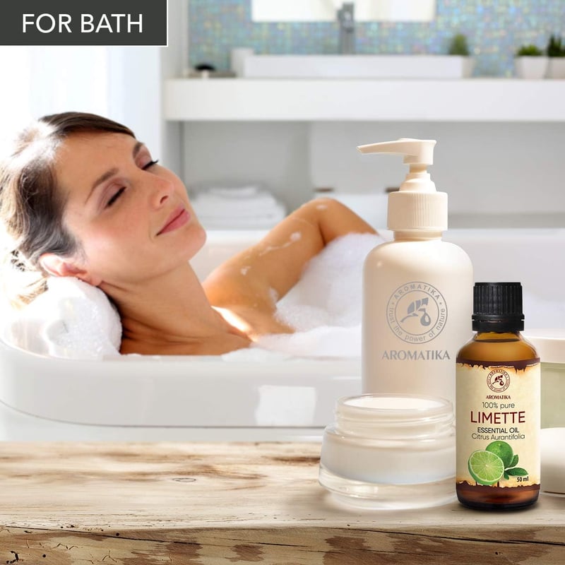 Tiszta Lime Illóolaj 50ml - Aromaterápiás Diffúzorhoz és Bőrápoláshoz