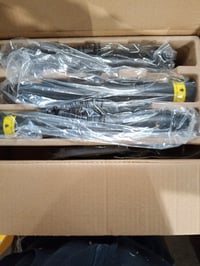 Suport dual pentru 2 monitoare monTEK, pentru ecrane de 17-35 inch, negru, de birou — fără cabluri (stare: vezi a 2-a imagine) 2