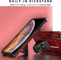 WESOFY Piros Mágneses Autótartós iPhone XS Max Védőtok 6