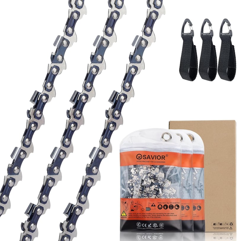 Savior 3 db láncfűrész lánc 30 cm-es, 3/8"LP, Husqvarna és más márkákhoz