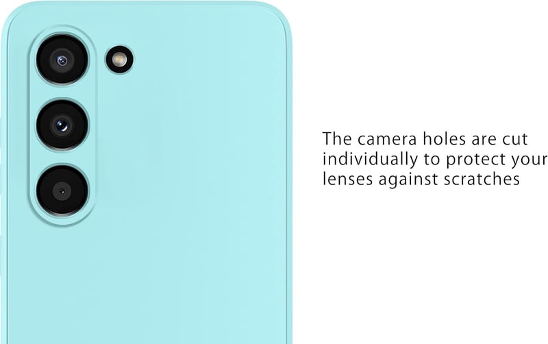 Samsung Galaxy S23 Vékony Szilikon Tok - MyGadget Karcsú Védőtok Mattított Világoskék