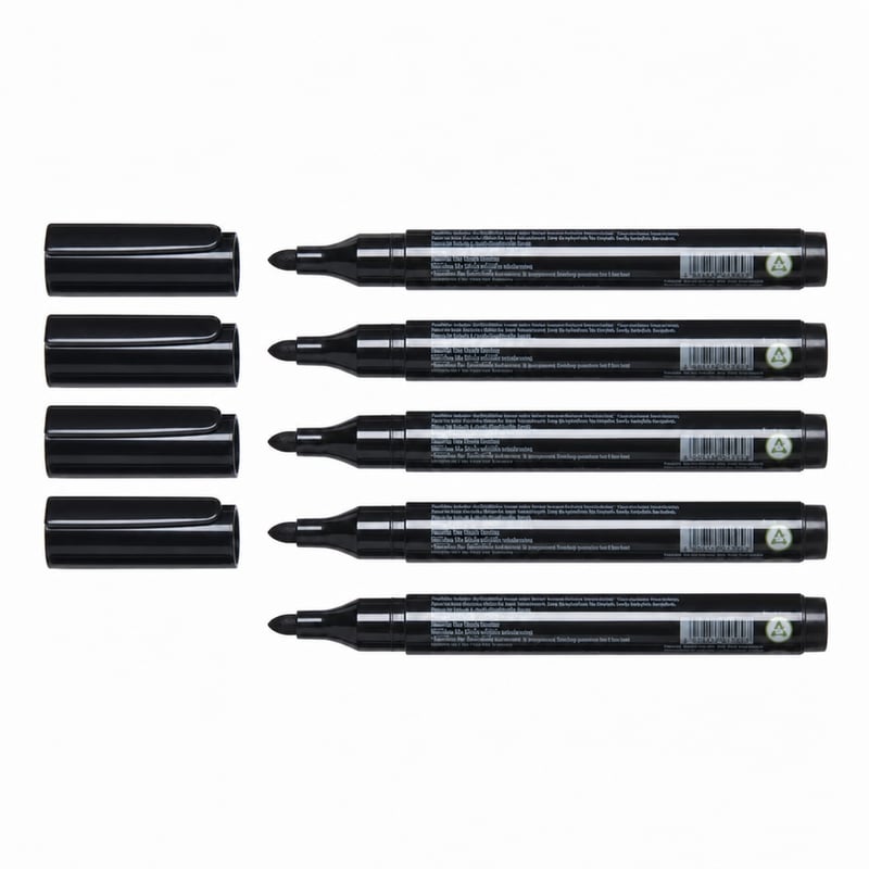 Schneider Maxx 130 trajni marker crni, 1-3 mm, punjivi, pakiranje od 10 komada (8 kom) – nepotpuno — nedostaju 2 kom (stanje: vidi 2. sliku)