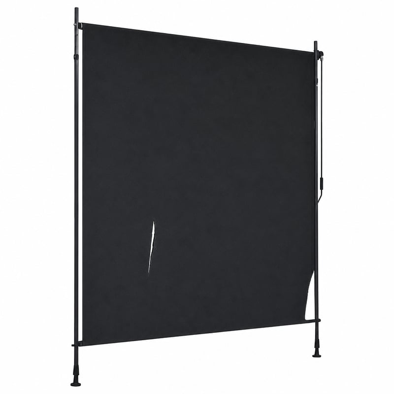 vidaXL Kültéri Roló 200x270 cm Antracitszürke — hibás — hibás, alkatrésznek: két helyen kivágott roló (állapot: lásd a 2. képet)