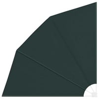 vidaXL Erkély adatvédelmi képernyő 140x140 cm Sötétzöld Poliészter 1