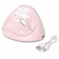 Mytrix Sakura Pink 2.4GHz bežični ergonomski miš — neispravan, za dijelove: ne povezuje se s prijamnikom (stanje: vidi 2. sliku) 1