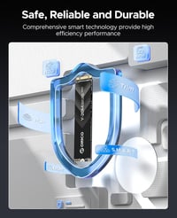 ORICO 4TB M.2 2280 SATA SSD - Belső SSD Meghajtó 500MB/s Olvasási Sebességgel - Laptop és Asztali PC Kompatibilis B+M Kulcs 5