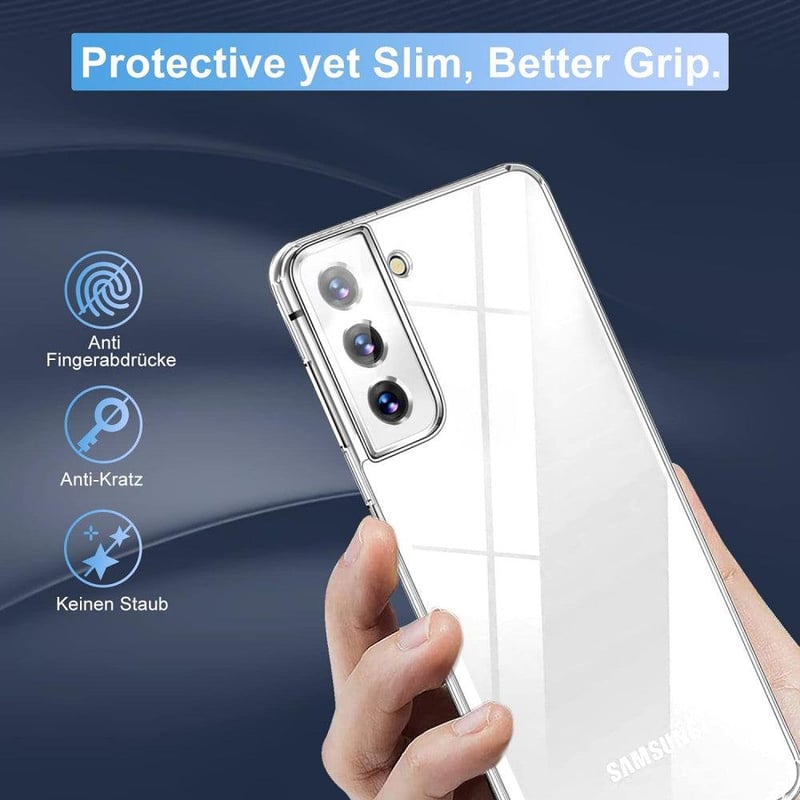 Samsung Galaxy S22 Átlátszó Ultravékony Védőtok - Karcálló, Sárgulásmentes TPU