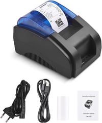 Bisofice 58 mm-es Hőpapíros Nyugtanyomtató USB/Bluetooth Csatlakozással, Windows/Linux/Android/iOS Kompatibilitás, ESC/POS Támogatás 9