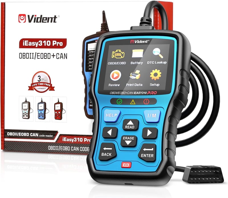VIDENT iEasy310Pro OBD2 Autódiagnosztikai Készülék - Profi Hibakódolvasó Élő Adatokkal