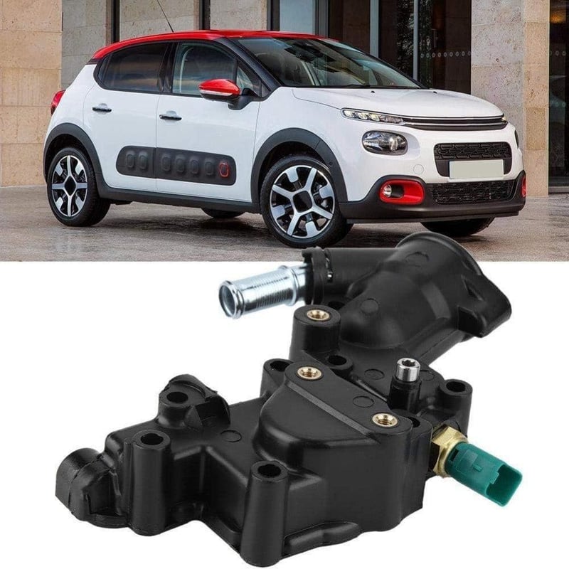 Citroen Berlingo C2 C3 Termosztát Ház Vízhűtő Szenzorral 9654775080