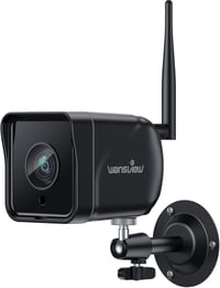 Wansview W6 kültéri WiFi biztonsági kamera, 1080p, éjjellátó, Alexa-kompatibilis, fekete 1