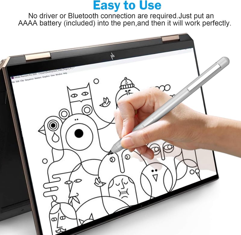 HP aktív érintőtoll palm rejection technológiával - Envy x360, Pavilion x360, Spectre x360 modellekhez