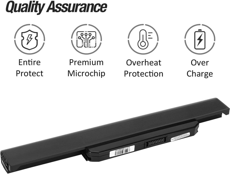 CRLYLC A32-K53 Laptop Akkumulátor 4400mAh 11.1V - ASUS K53 K53E X53 X54 A43 A53 Sorozatú Notebookokhoz - 6 Cellás Csereakku