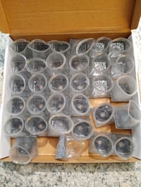 GICUNK Capace din silicon pentru picioare de scaun cu pâslă, 32 buc, dimensiune mică, pătrate, transparente, 19-26 mm, protecție pentru podea și mobilier 2