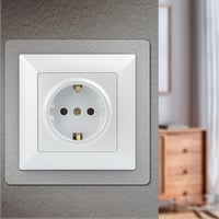 BlueXP Átlátszó Villanykapcsoló Védőfólia Csomag - 12 db Akril Falvédő Matrica Kapcsolókhoz és Konnektorokhoz - Öntapadós Védőkeret 4