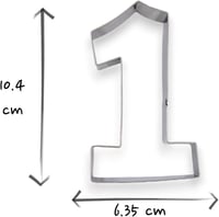 JOKUMO 1-es Szám Süteménykiszúró 10 cm-es Rozsdamentes Acél Sütőforma Születésnapra, Mosogatógépben Mosható

AI: JOKUMO 1-es Szám Süteményki 2