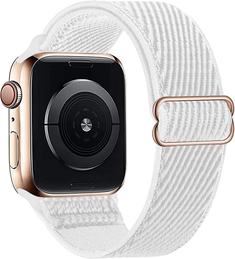 Apple Watch fehér nylon sportszíj 42-45mm modellekhez