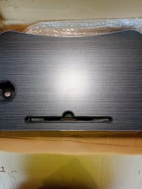 Relaxdays sklopivi stol za laptop za krevet i kauč, s utorom za tablet i držačem za piće — pukotina na površini (stanje: vidi 2. sliku) 3