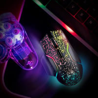 Defender Oneshot vezeték nélküli RGB gamer egér, 3200 DPI, 240 órás akkumulátor, fekete 6
