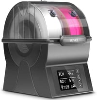 Sovol SH02 Filament Szárító, 2 Tekercses 3D Nyomtató Szálszárító PTC Fűtéssel, Érintőképernyős Filament Tároló Doboz, PLA PETG TPU ABS 1.75/ 1