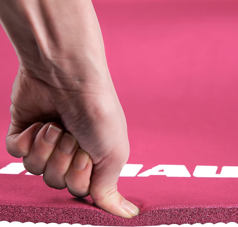 Muawo Prémium Fitness Matrac - Extra Vastag (1,5 cm) és Hosszú (190 cm) Csúszásmentes Edzőszőnyeg Jógához, Tornához, Kültéri-Beltéri Használ