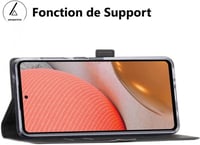 Samsung Galaxy A72 elegáns PU bőr védőtok 3
