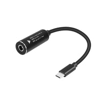 GINTOOYUN 65W PD Töltőkábel DC 4.0x1.7mm - USB-C Átalakító Laptopokhoz, Telefonokhoz, Tabletekhez, 18cm Fekete Univerzális Adapter 1