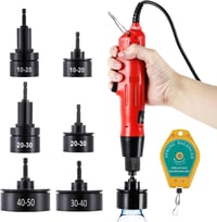 Huanyu elektromos palackzáró gép 10-50mm átmérőhöz, 1300RPM, 6 csavarfejjel 1