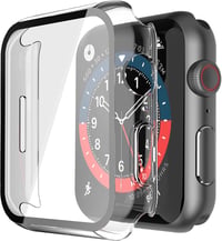 Apple Watch Series 7 41mm Védőtok - Misxi Ultravékony Edzett Üveg Átlátszó Tok 1