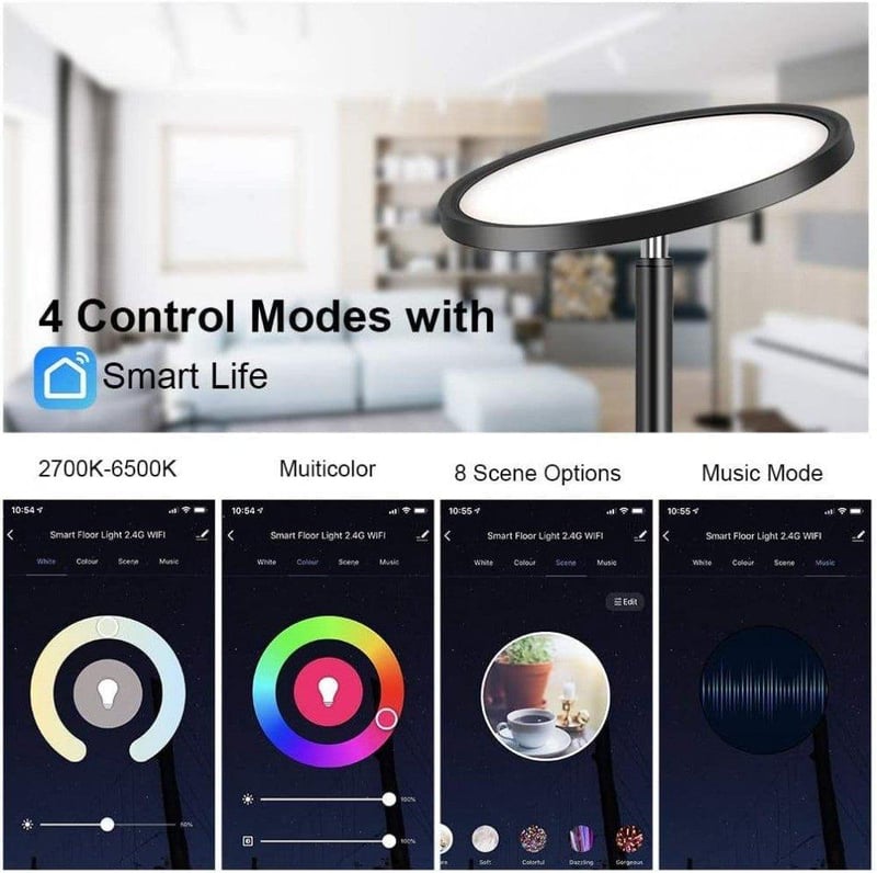 Anten RGB LED Okos Állólámpa - Felújított