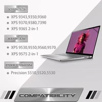 LeFix CMOS RTC BIOS elem vékony csatlakozóval Dell XPS 13 15 9350 9343 9360 9365 Precision 5510 5520 7350 XPS 15 9550 9560 laptopokhoz 4