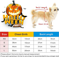 Tökös Halloween Kutyapizsama Kistestű és Közepes Ebeknek 7