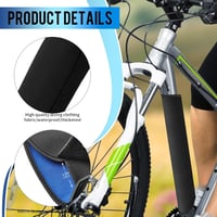MHYMX Elektromos Kerékpár Akkumulátorvédő Huzat - 2db Vízálló Neoprén Védőborítás 28-45cm Keretre, Kék, Hőszigetelő E-Bike Kiegészítő 4