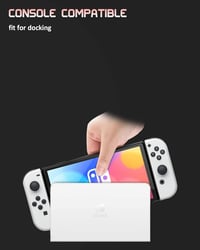 Nintendo Switch OLED képernyővédő - 3db edzett üveg, 9H keménységű, karcolásálló 5