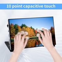 GeeekPi 7" Kapacitív Érintőképernyős Monitor Raspberry Pi-hoz - 1024x600 IPS LCD Kijelző Kettős Hangszóróval, HDMI Csatlakozással, Pi 5/4B/3 5