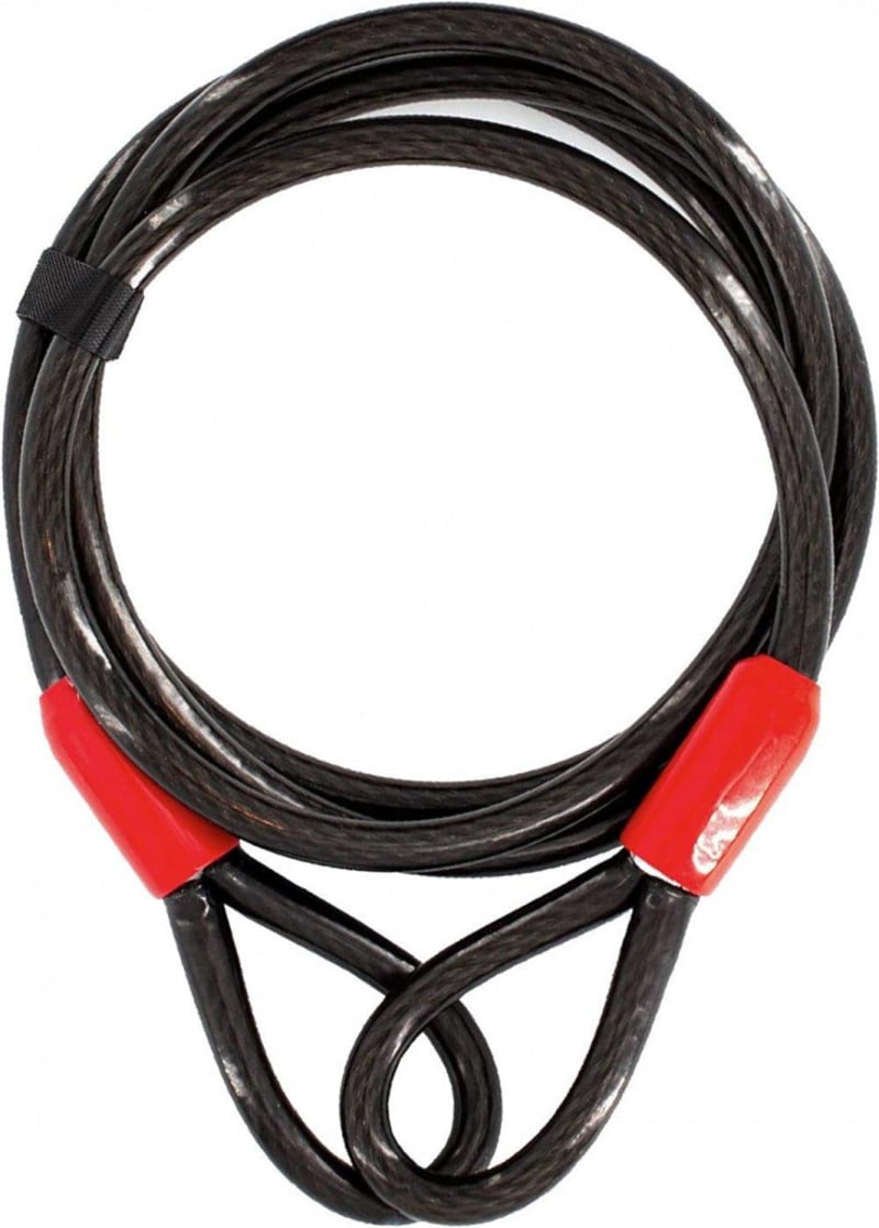 Everest Fitness 76 cm-es acélkábeles kerékpárzár - Újracsomagolt