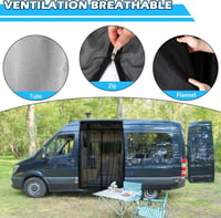 Mercedes-Benz Sprinter magas tetős szúnyogháló, mágneses oldalajtó rovarháló 4