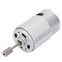 RS550 12V nagyteljesítményű mikromotor játékautókhoz és motorokhoz, 2 fogaskerékkel 7