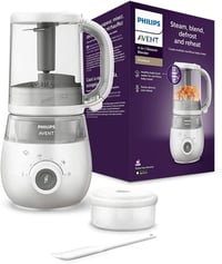 Philips Avent 4 az 1-ben Bébiétel Készítő SCF883/01 - Multifunkciós Konyhai Eszköz Babáknak, Fehér, 1 kg 1